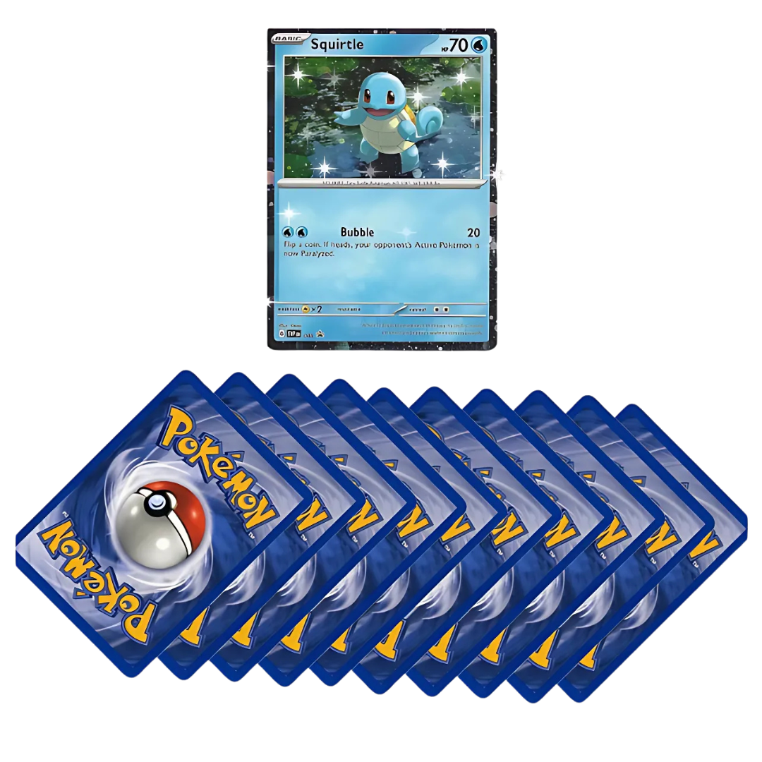 Pokemon Card Mystery Packs including Rares, Holos and V EX VMAX Cards+ That Chunky Yellow Mouse ™ Pouch (Premium Pack (10 cards, Holo Guaranteed!))