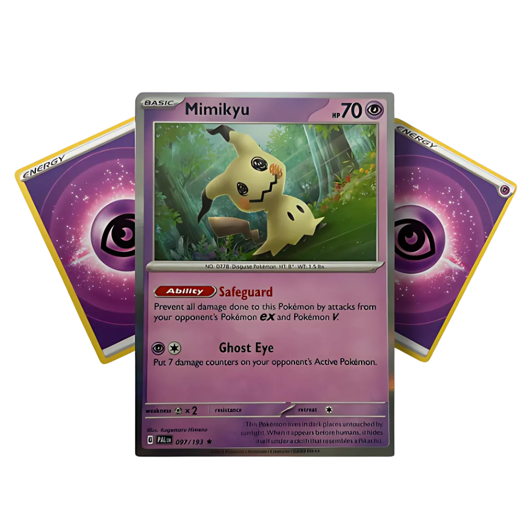 Pokemon Cards including 1 Holo Rare & 10 Pokemon TCG cards + That Chunky Yellow Mouse® Pouch, a fun Pokemon cards pack including cards from Pokemon 151, Paldean fates and many more Pokémon cards!