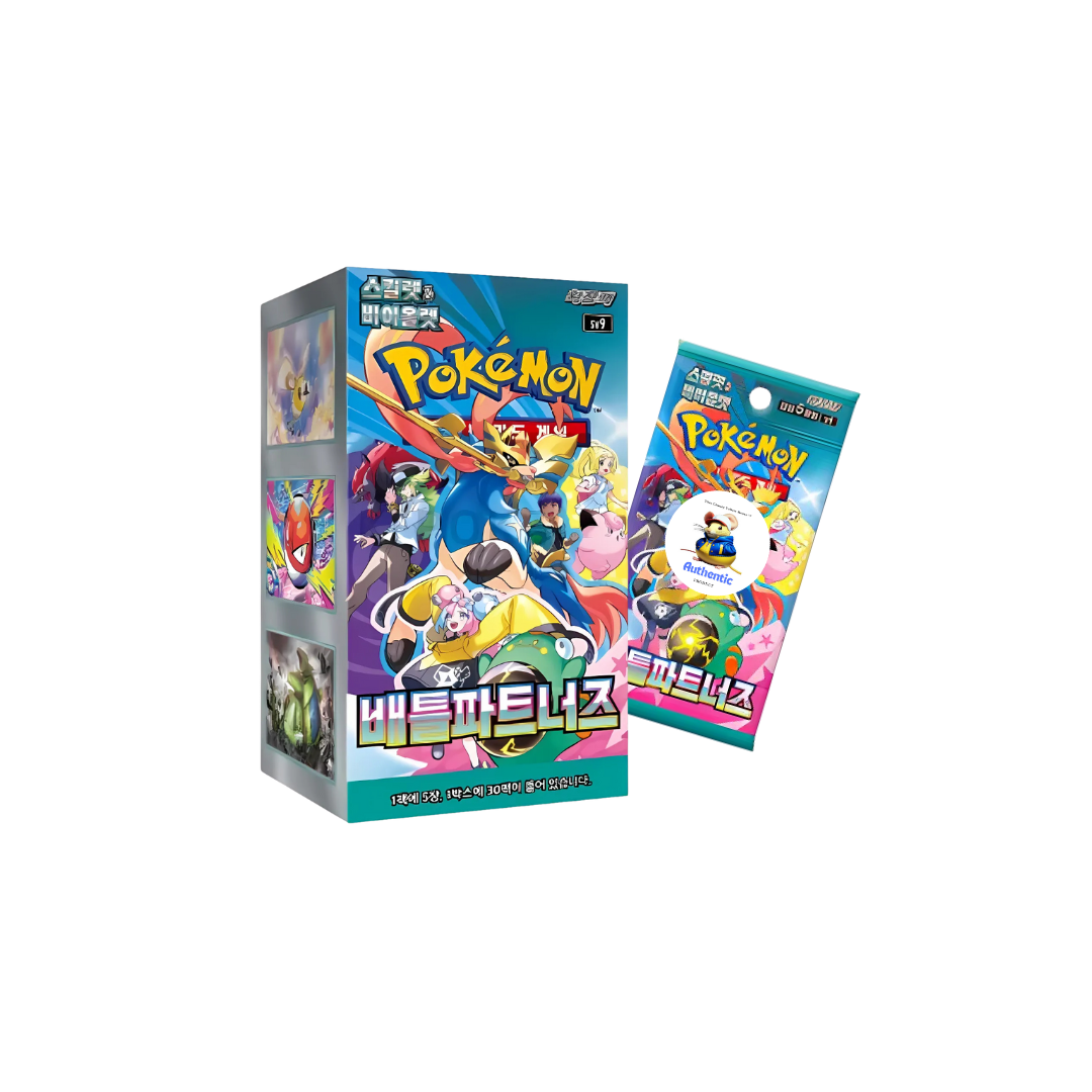 30 x Korean Journey Together Pokemon Booster Box | Korean Battle Partners Pokémon Booster Box | 30 x Pokemon Card Packs | Pokemon TCG Pack | TCYM Authenticated