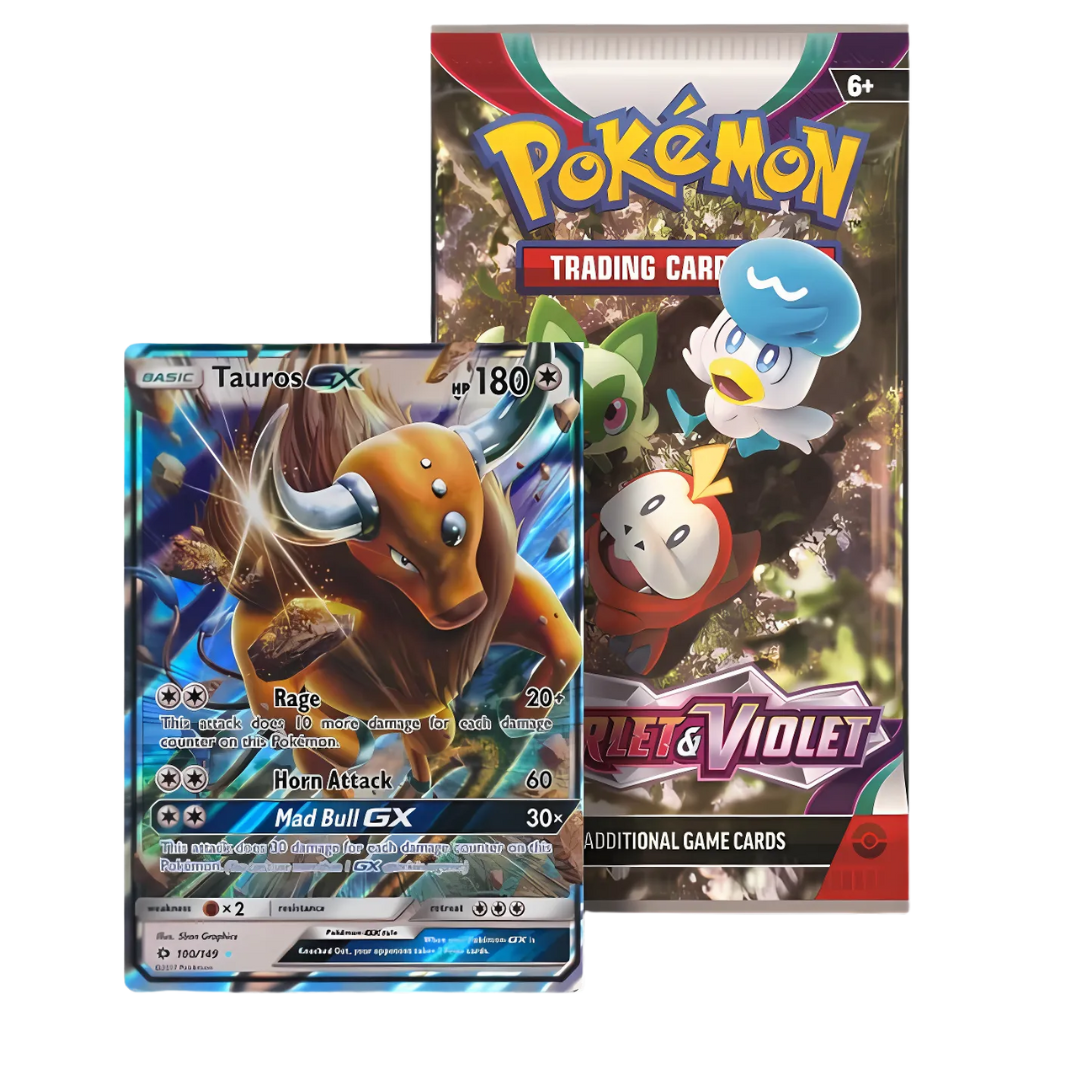 Pokemon Card Pack Bundled with Special Double Rare Card, VMAX, Gold, Rainbow or Better | Gift Pack Featuring 1 Rare Pokemon Card and a Booster Pack for Boys | Pokémon Exclusive Bundle