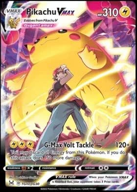 Pokemon - Pikachu VMax - TG17 - Trainer Gallery - Lost Origin - Full Art Holo Foil Card