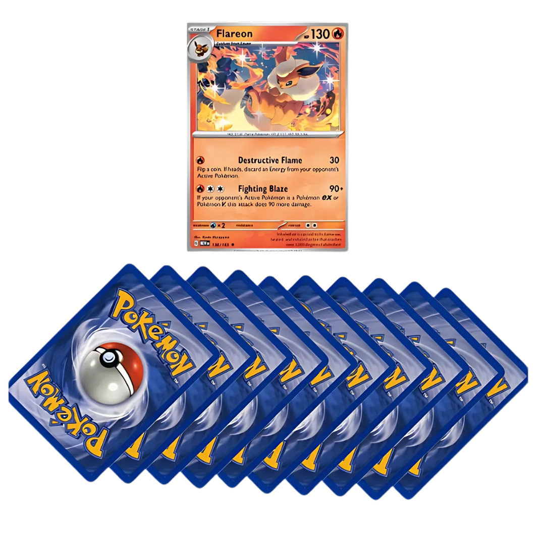 Pokemon Card Mystery Packs including Rares, Holos and V EX VMAX Cards+ That Chunky Yellow Mouse ™ Pouch (Premium Pack (10 cards, Holo Guaranteed!))