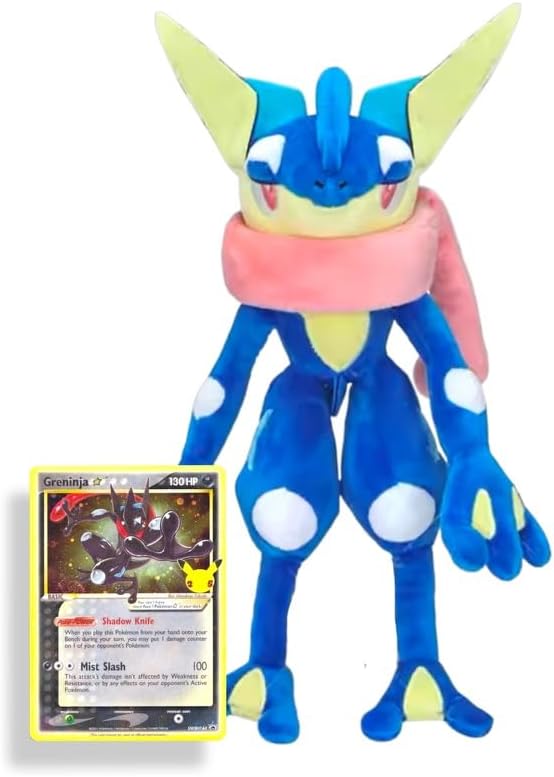 Pokemon Greninja Toy and Card Bundle