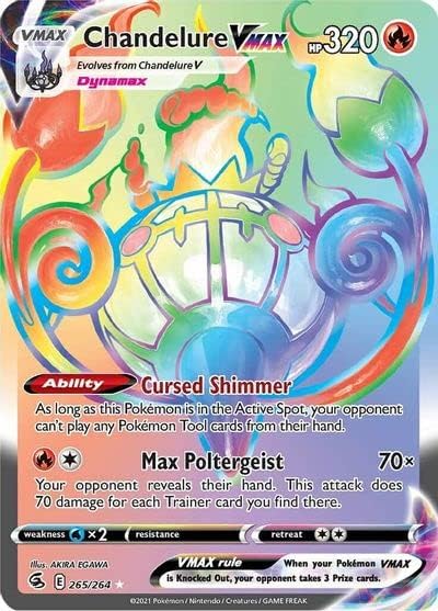 Chandelure VMAX - 265/264 - Secret Rare - Sword & Shield - Fusion Strike