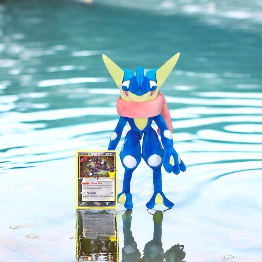 Pokemon Greninja Toy and Card Bundle