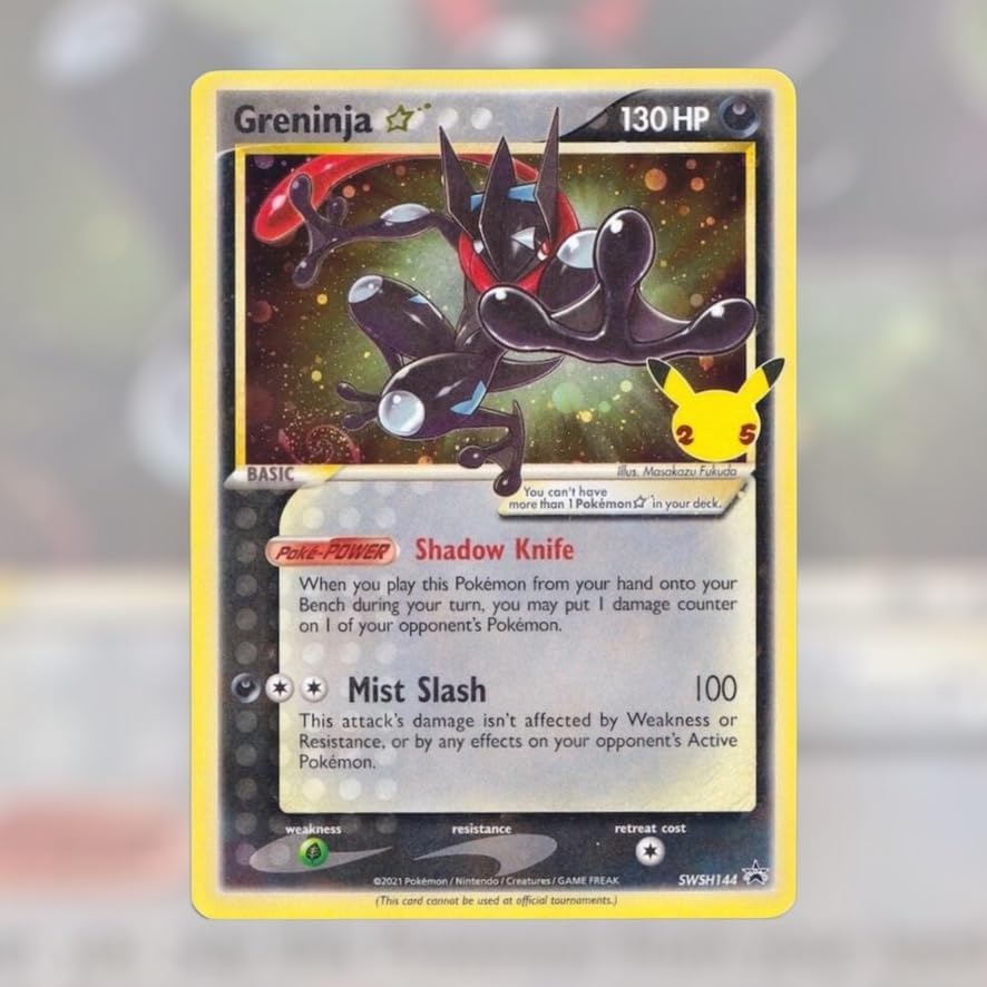 Pokemon Greninja Toy and Card Bundle