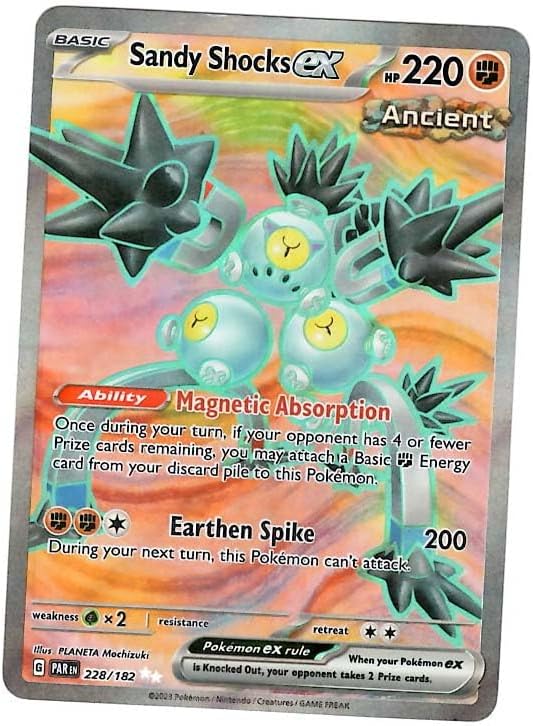 Pokemon - Sandy Shock ex 228/182 - Paradox Rift - Full Art - Ultra Rare - Single Card