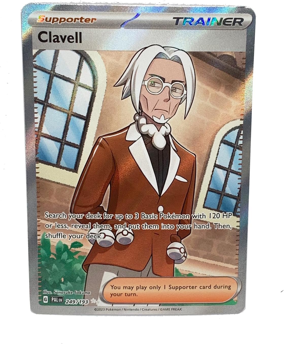 Pokémon Pokemon - Clavell 249/193 - Paldea Evolved - Full Art Card