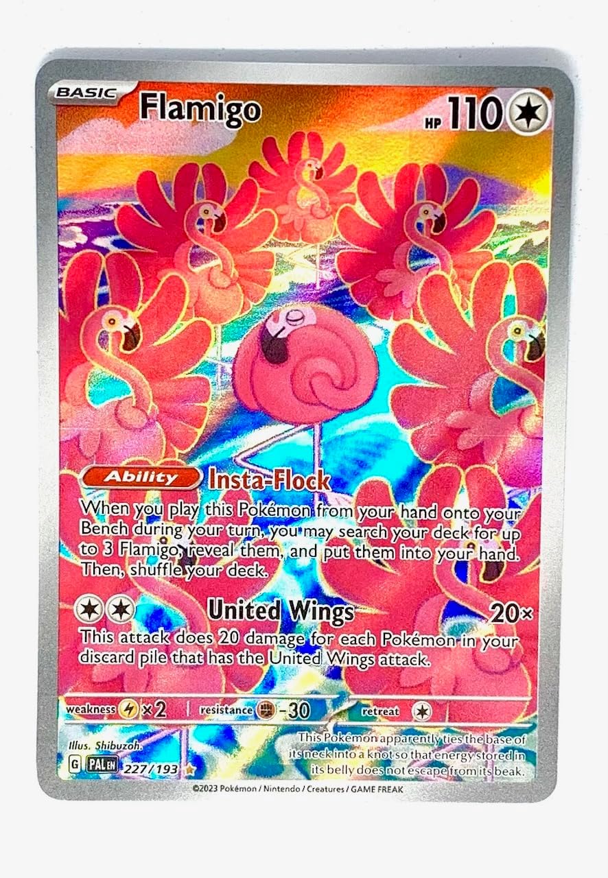 Pokemon - Flamigo 227/193 - Paldea Evolved - Illustration Rare - Alternate Art Card