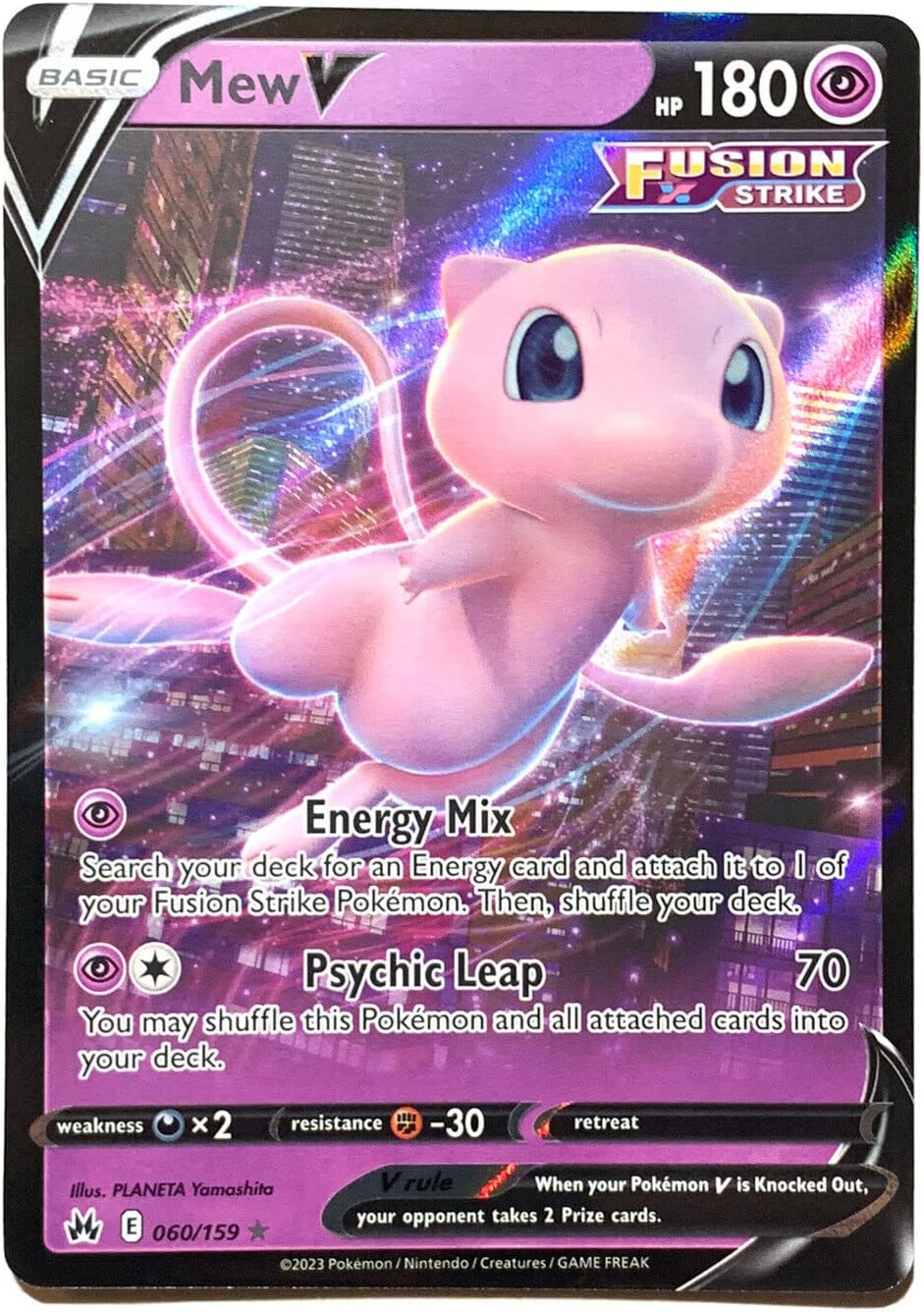 Pokemon - Mew V 060/159 - Crown Zenith - Ultra Rare Card