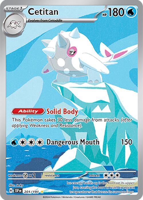 Cetitan Illustration Rare 201/191 Surging Sparks