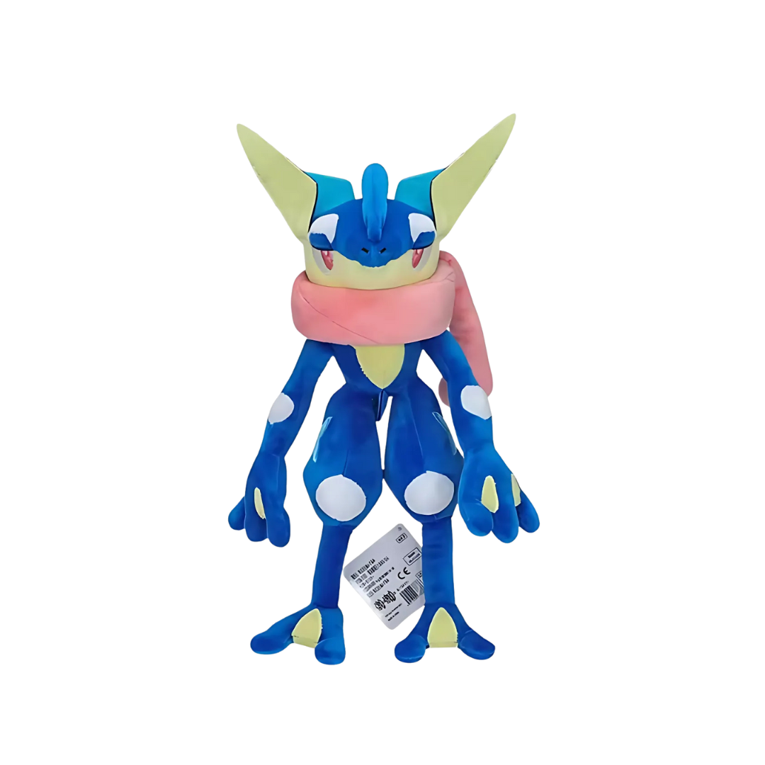 Japanese Greninja Pokemon Plush | Pokemon Teddy | Pokémon Plush for Pokemon Cards Fans | Stuffed Toy | Pokemon Plushies | Pokemon Toys | Pokémon Gift For Boys| Pokémon Plushie (658)