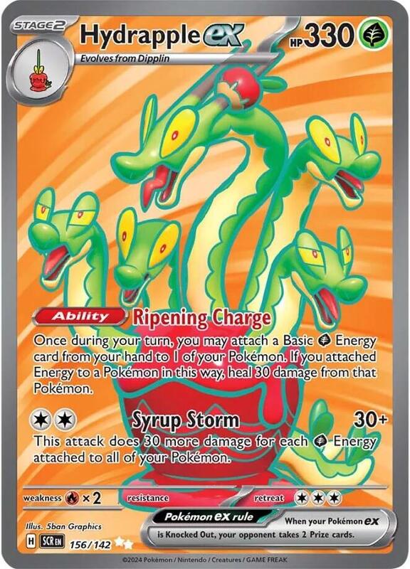 Hydrapple ex Ultra Rare 156/142 Stellar Crown