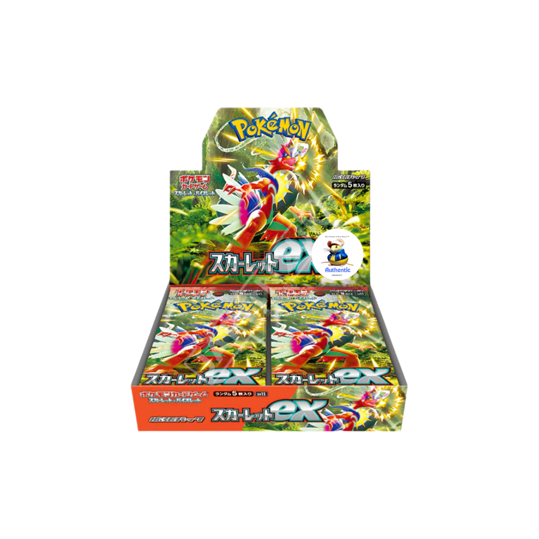 Japanese Pokemon | Scarlet & Violet Set | Pokémon Trading Cards | TCYM Authenticated | Pokemon TCG Pack | Japanese Scarlet and Violet | (Scarlet SV1S Booster Box (30 Booster Packs))