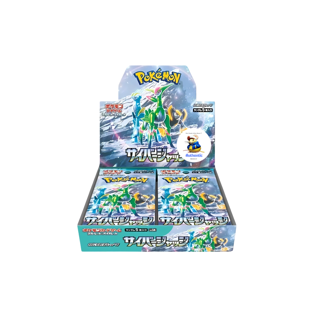 Cyber Judge Japanese Pokemon Booster Box (30 Packs) | Scarlet & Violet Set | Pokémon Trading Cards | 30 Booster Packs | TCYM Authenticated | Pokemon TCG Pack | Japanese Temporal Forces |
