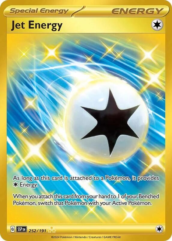 Jet Energy Hyper Rare 252/191 Surging Sparks