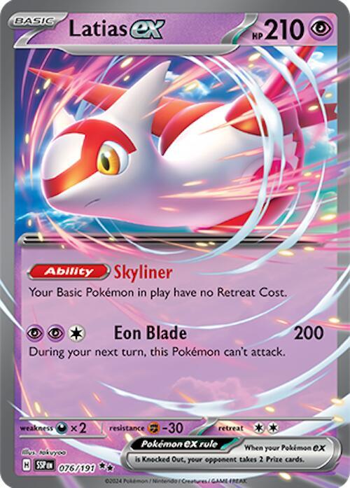 Latias ex 076/191 Surging Sparks