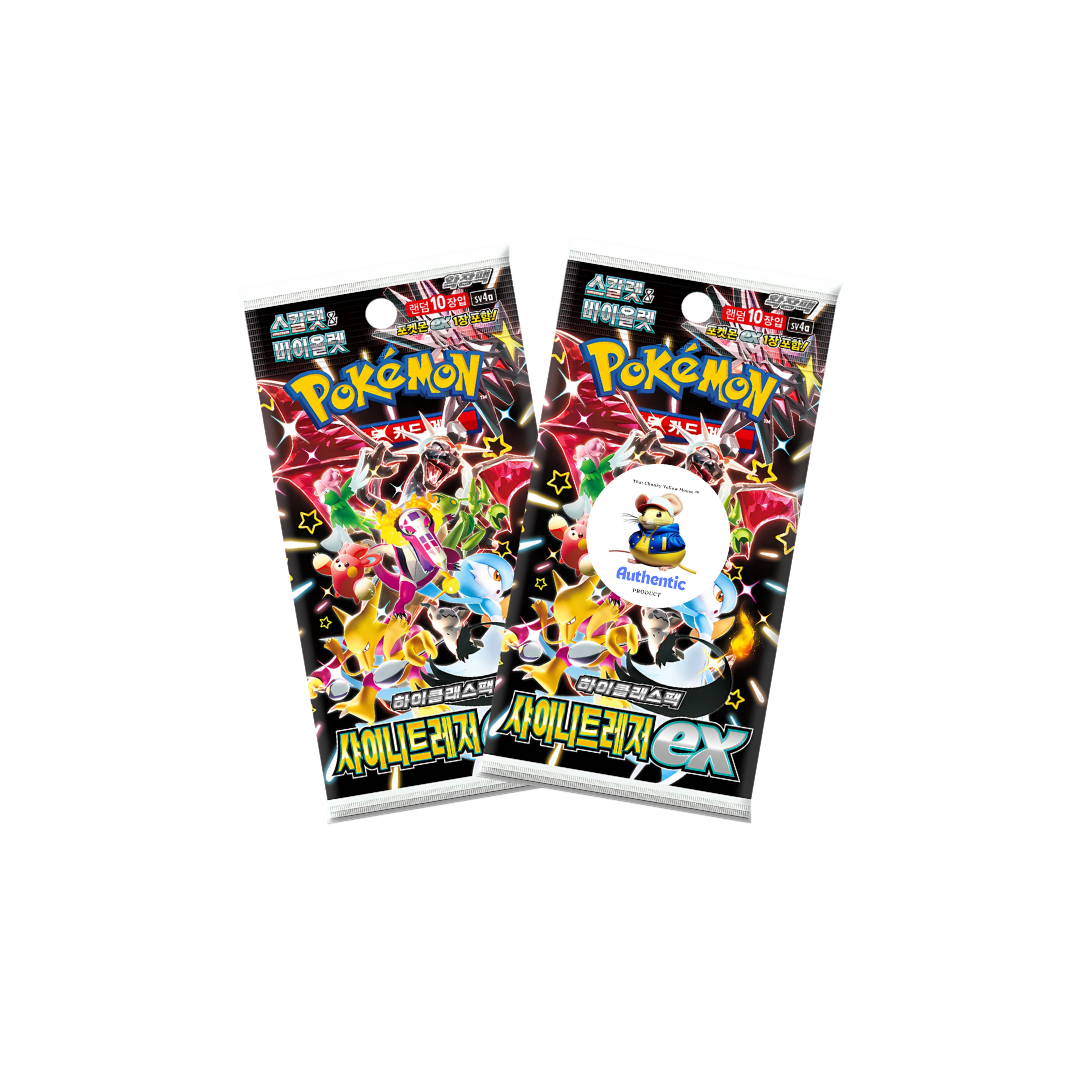 2 x Korean Pokémon Paldean Fates Booster Packs | Pokemon Scarlet and Violet Series | Korean Shiny Treasure Pokemon Booster Packs | TCYM Authenticated | Perfect for Japanese Pokemon Cards Fans