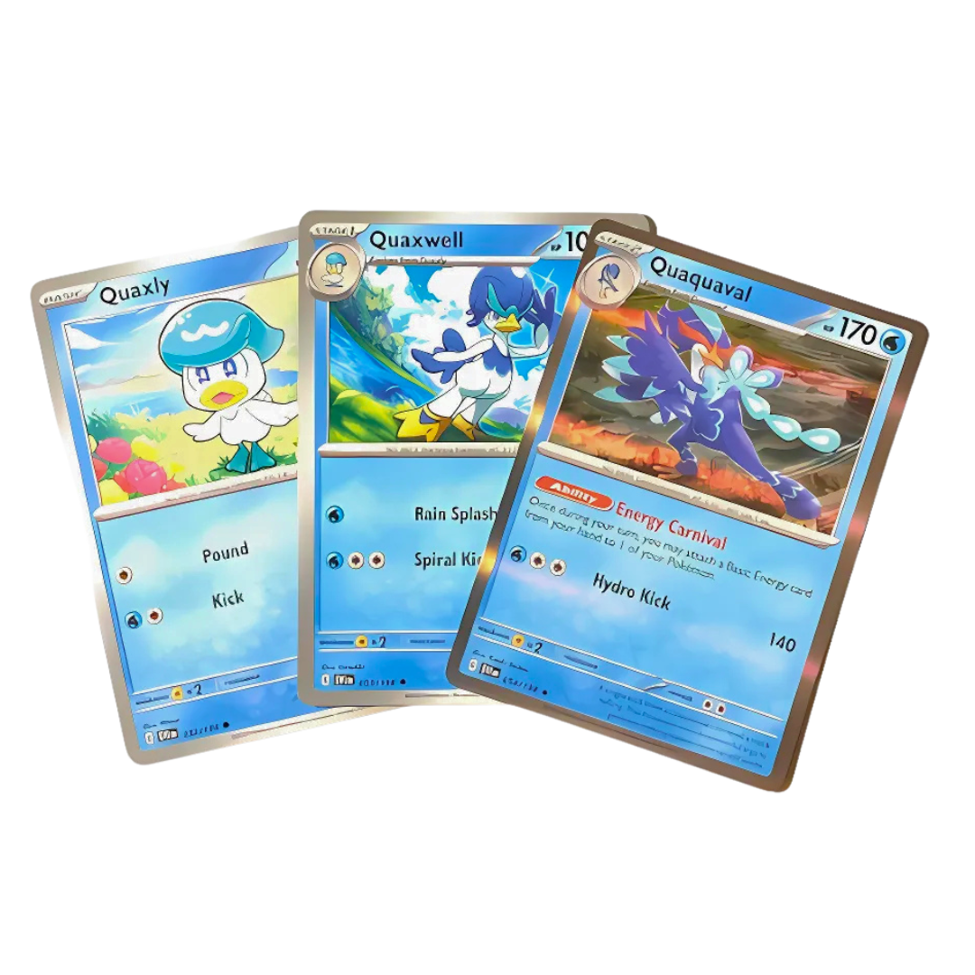 Quaquaval 054/198 - Scarlet & Violet - Pokemon Evolution 3 Card Set - Quaxwell