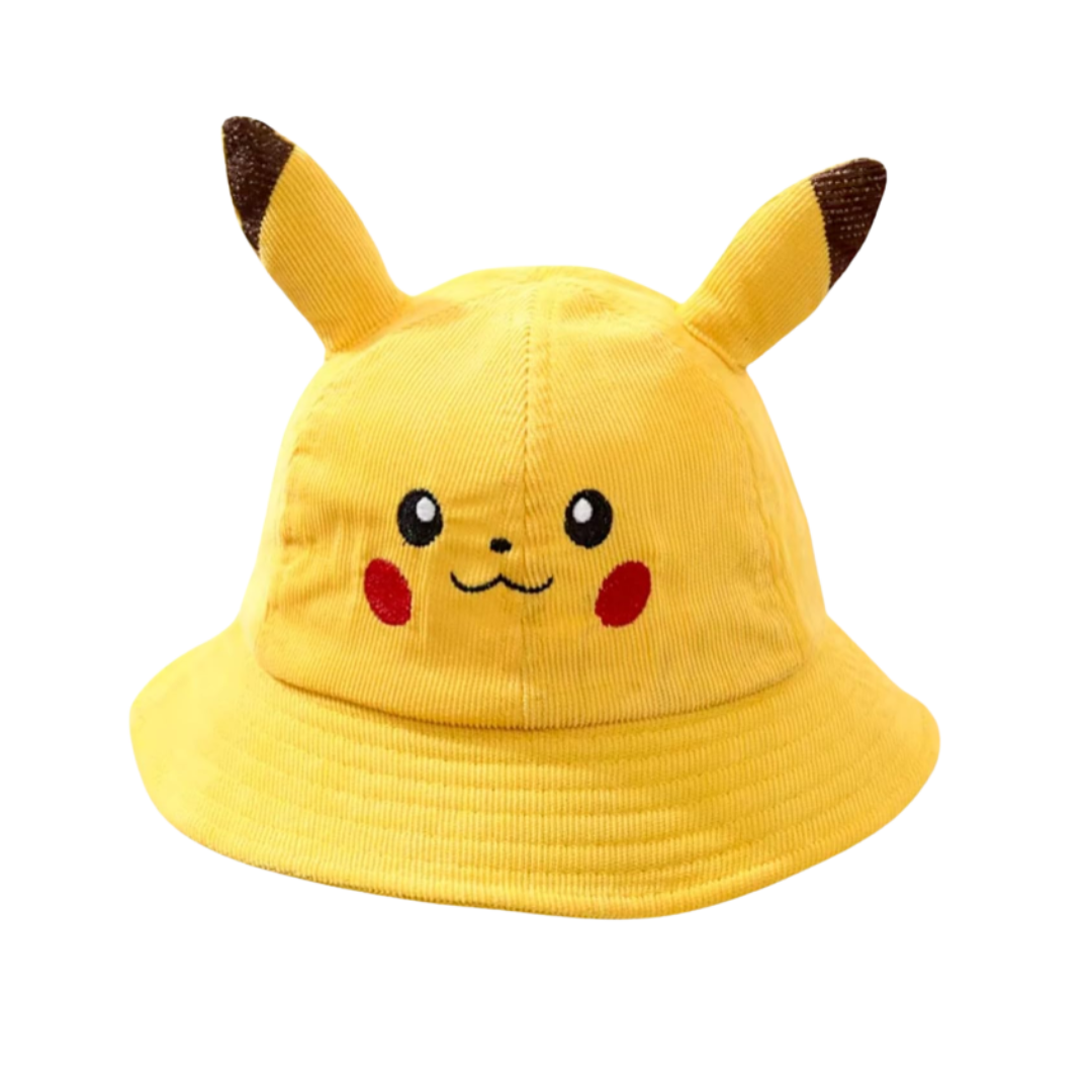 Kids Pikachu Bucket Hat | Kids Pokemon Bucket Hat | Pokemon Hat | Perfect Pokemon Gifts for Boys | Kids Bucket Hat | Pikachu Hat | Boys Bucket Hat | Bucket Hat Kids | Kids Sun Hat | Girls Bucket Hat