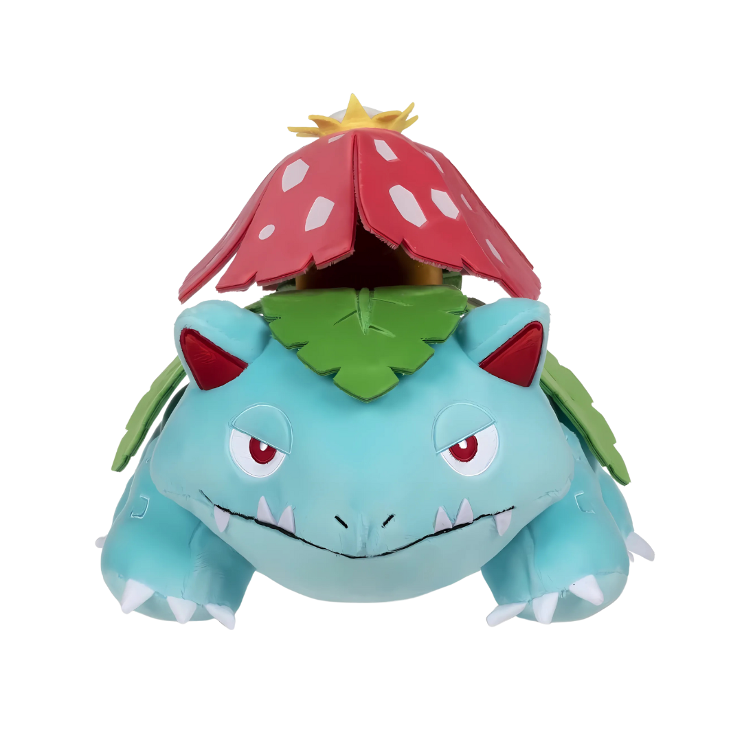Japanese Venusaur Teddy | Pokémon Plush for Venusaur and Pokemon Cards Fans | Stuffed Toy | Anime Plushies | Pokémon Toys | Pokemon Gift | (003) (Large)
