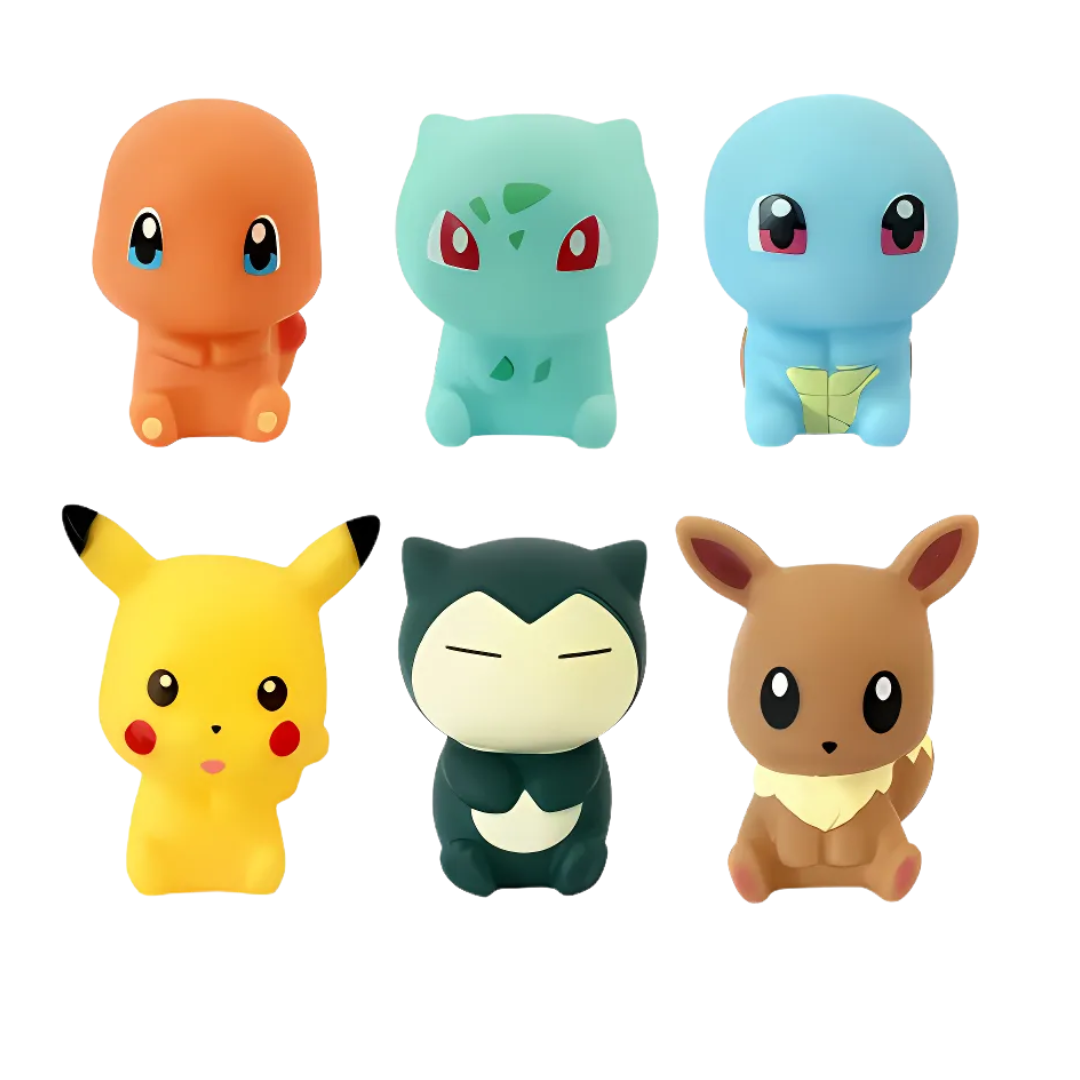 Pokemon Bath Toys | 6 Unique Pokemon Toys | Toddler Bath Toys | Baby Bath Toys | Swimming Pool Toys | Bath Toy | Travel Toys | Water Toys | Pokemon Figures | Kids Bath Toys | Water Play Toys