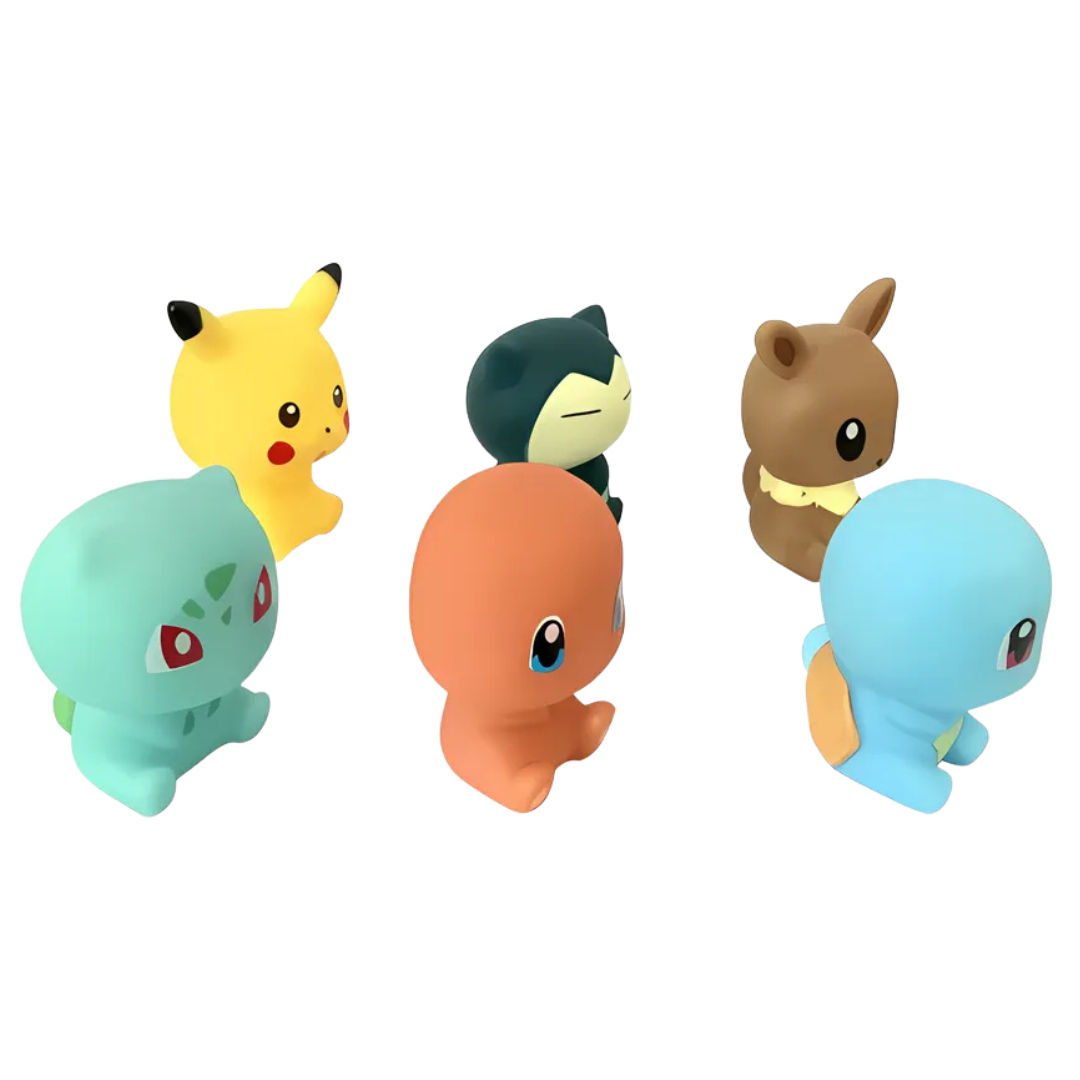 Pokemon Bath Toys | 6 Unique Pokemon Toys | Toddler Bath Toys | Baby Bath Toys | Swimming Pool Toys | Bath Toy | Travel Toys | Water Toys | Pokemon Figures | Kids Bath Toys | Water Play Toys