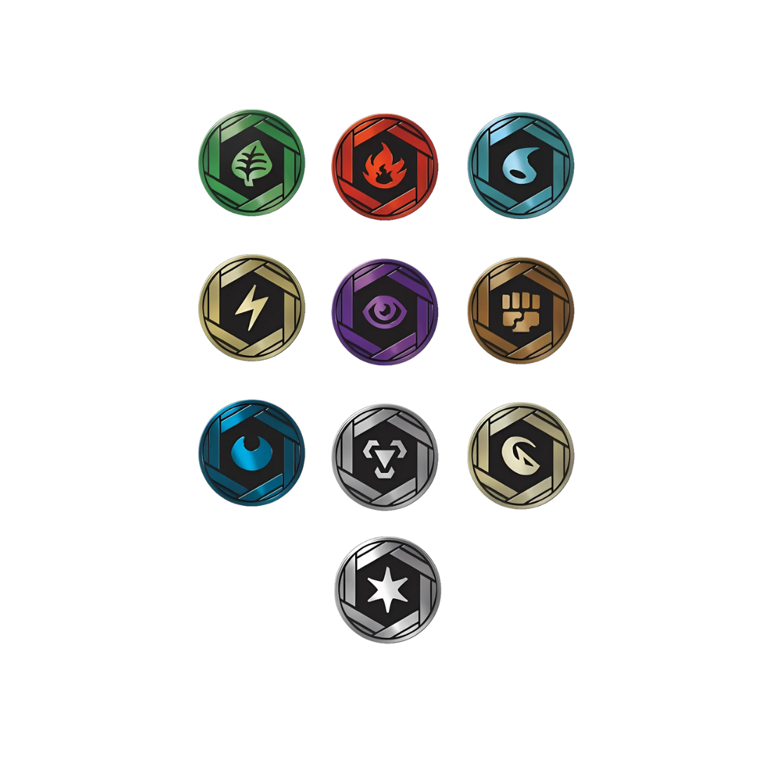 Pokemon 151 Complete Coin Set | Pokemon Accessories Gift Pack | Pokémon 151 Booster Bundle Addition for any Deck or Collection |