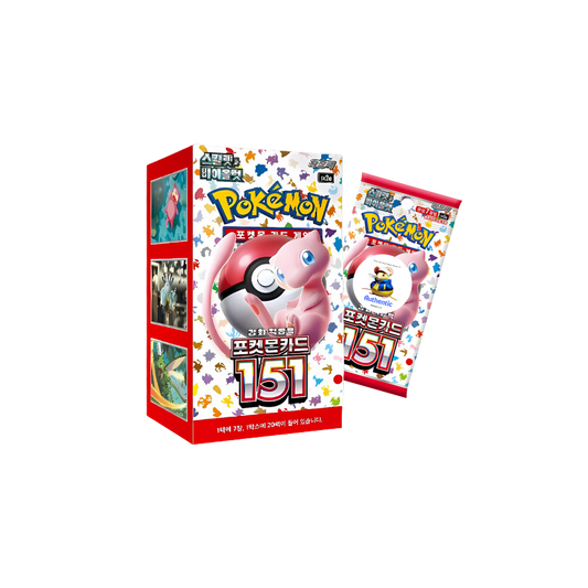 Korean 151 Pokémon Booster Box | 20 x Korean 151 Pokemon Booster Box | 20 x 151 Pokemon Card Packs | Pokémon TCG Pack | TCYM Authenticated |