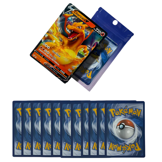 Pokemon Cards including 1 Holo Rare & 10 Pokemon TCG cards + That Chunky Yellow Mouse® Pouch, a fun Pokemon cards pack including cards from Pokemon 151, Paldean fates and many more Pokémon cards!
