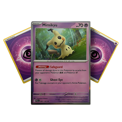 Pokemon Cards including 1 Holo Rare & 10 Pokemon TCG cards + That Chunky Yellow Mouse® Pouch, a fun Pokemon cards pack including cards from Pokemon 151, Paldean fates and many more Pokémon cards!
