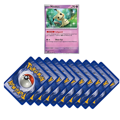 Pokemon Card Mystery Packs including Rares, Holos and V EX VMAX Cards+ That Chunky Yellow Mouse ™ Pouch (Premium Pack (10 cards, Holo Guaranteed!))