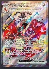 Pokémon – Charizard ex SVP 074 – Paldean Fates Black Star Promo – Shiny Pokémon – Ultra Rare Single Card