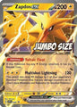 Pokemon - Jumbo Card - Zapdos ex SVP 049 - Pokemon 151 Black Star Promo - Holo Foil - Single Card