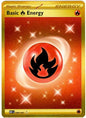 Pokemon - Fire Energy 230/197 - Obsidian Flames - Hyper Rare - Gold Card