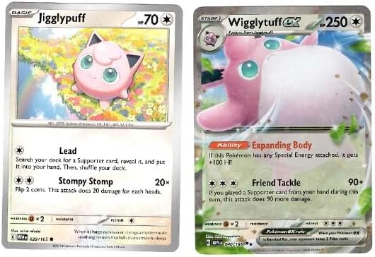 Wigglytuff ex 040/165 - Pokemon 151 - Double Rare - Evolution 2 Card Set -