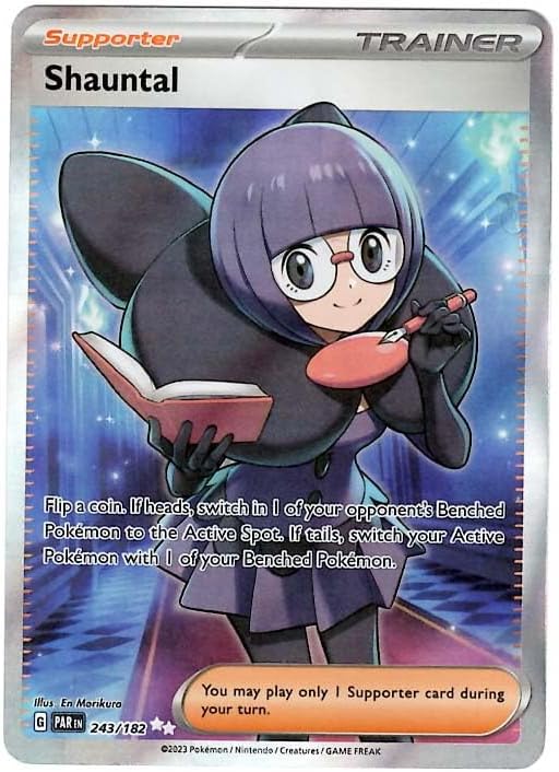 Pokemon - Shauntal 243/182 - Paradox Rift - Full Art - Ultra Rare - Single Card