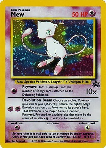 Pokémon - Mew (9) - Wizards Black Star Promos - Collectible Single Trading Card