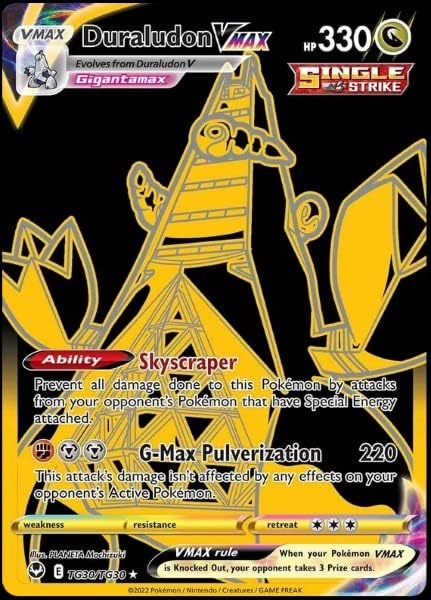 Duraludon Vmax - TG30/TG30- Silver Tempest - Trainer Gallery Pokemon Black & Gold - Ultra Rare Card
