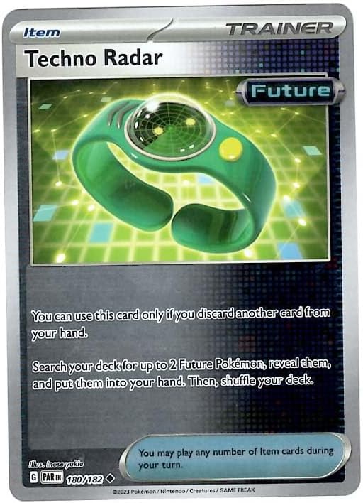 Pokemon - Techno Radar 180/182 - Paradox Rift - Reverse Foil - Single Card