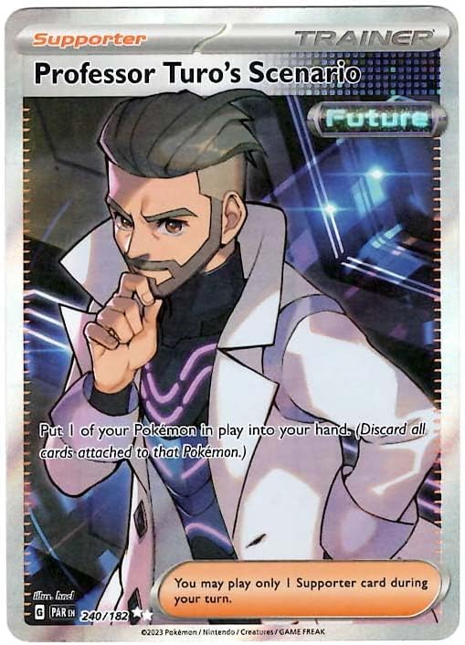 Pokemon - Professor Turo's Scenario 239/182 - Paradox Rift - Full Art - Ultra Rare - Single Card