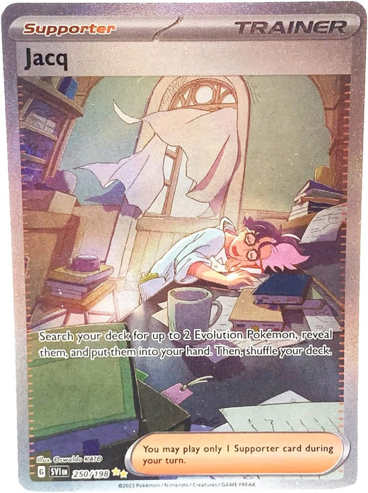 Pokemon -Jacq 250/198 - Scarlet & Violet - Special Illustrator Rare - Holo Full Art