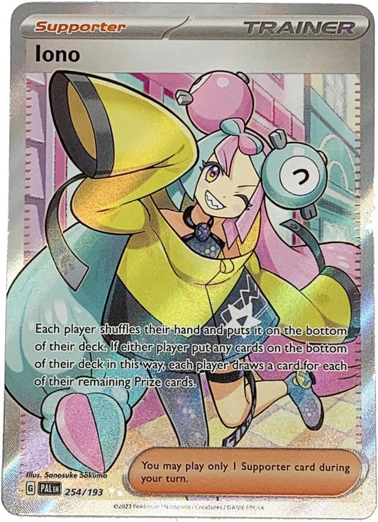 Pokemon - Iono - 254/193 - Paldea Evolved Full Art Card