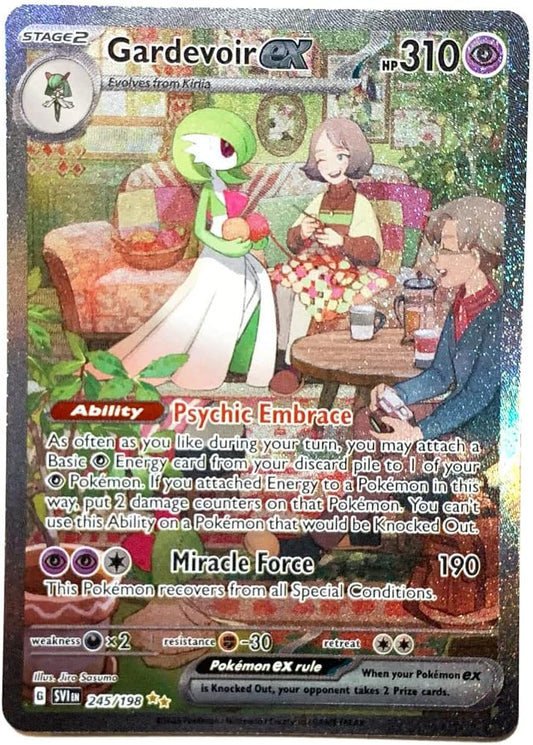 Pokemon - Gardevoir ex 245/198 - Scarlet & Violet - Special Illustrator Rare - Full Art