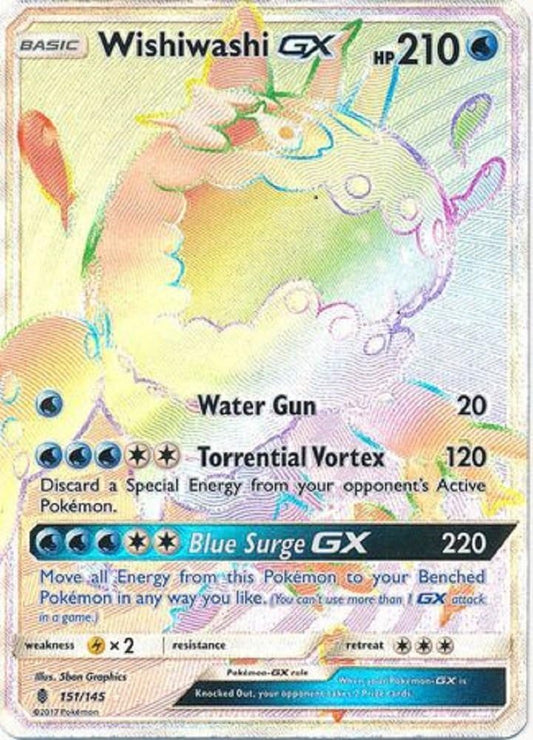 Pokemon: Sun & Moon Guardians rising - Wishiwashi GX 151/145