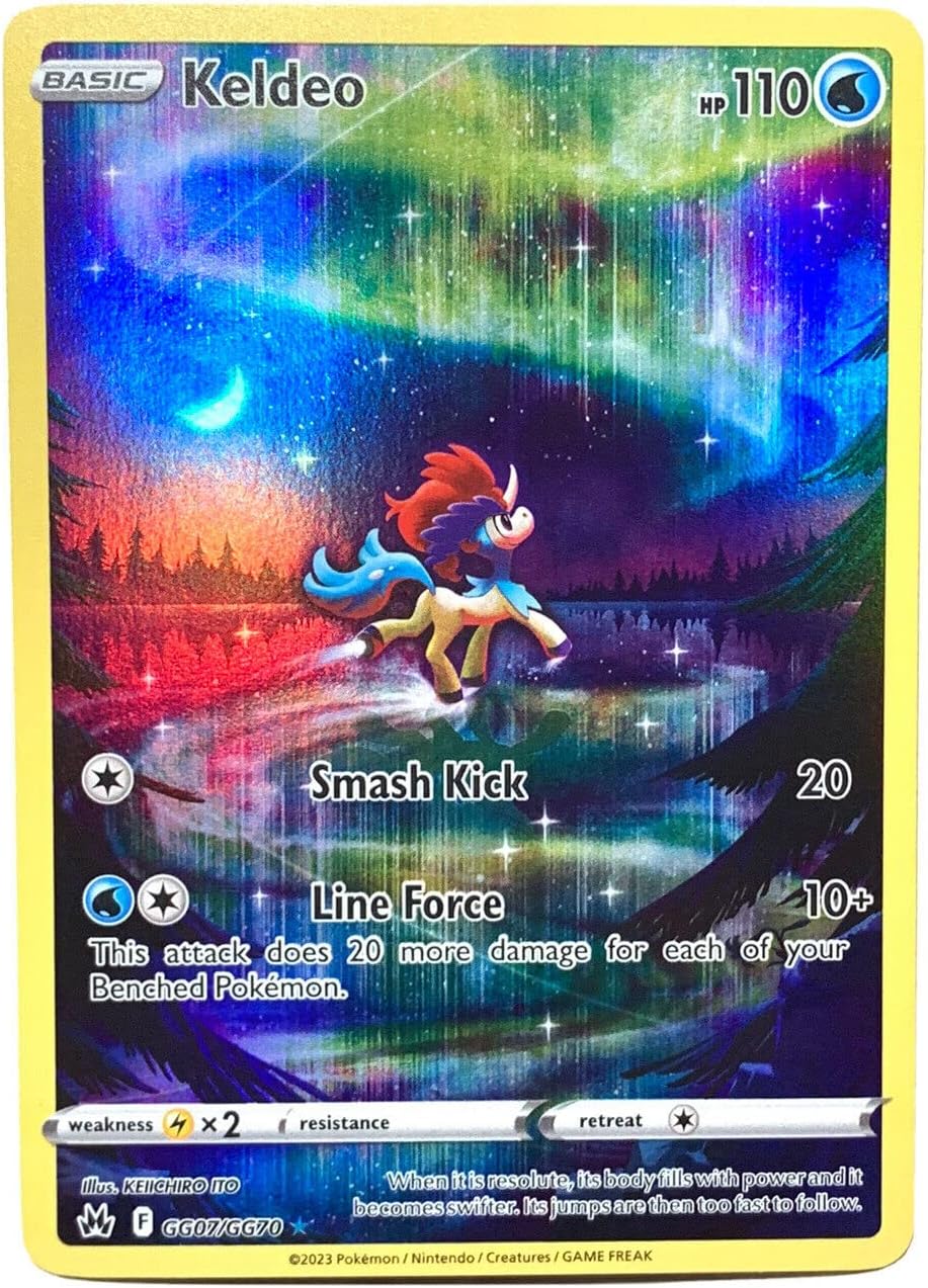 Pokemon - Keldeo GG07/GG70 - Crown Zenith - Galarian Gallery - Holo Rare Card