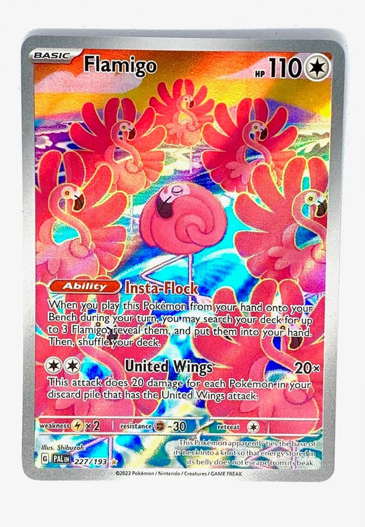 Pokemon - Flamigo 227/193 - Paldea Evolved - Illustration Rare - Alternate Art Card