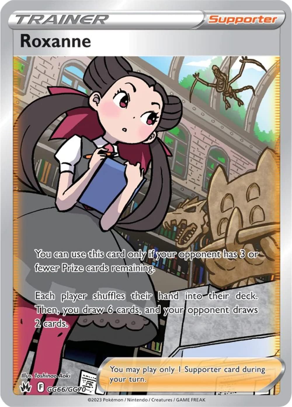 Pokemon - Roxanne GG66/GG70 - Crown Zenith - Galarian Gallery - Ultra Rare - Full Art