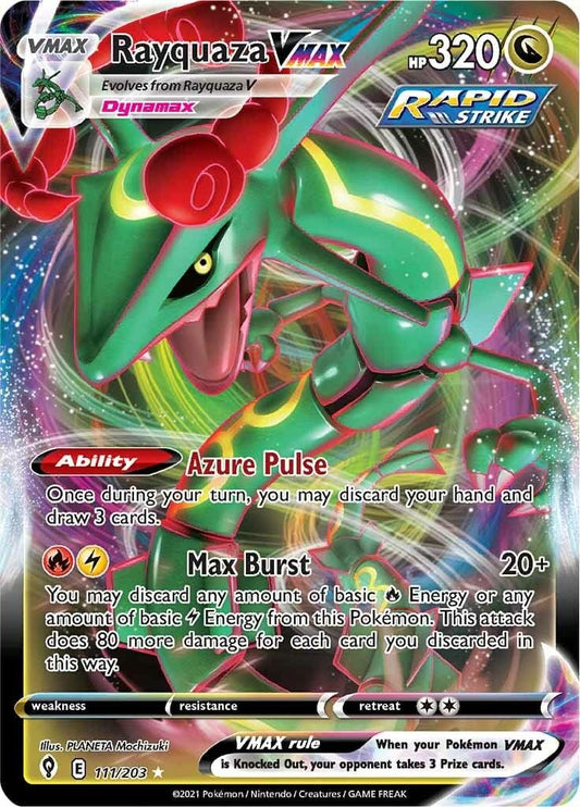 Rayquaza VMAX - 111/203 - Ultra Rare - Sword & Shield - Evolving Skies