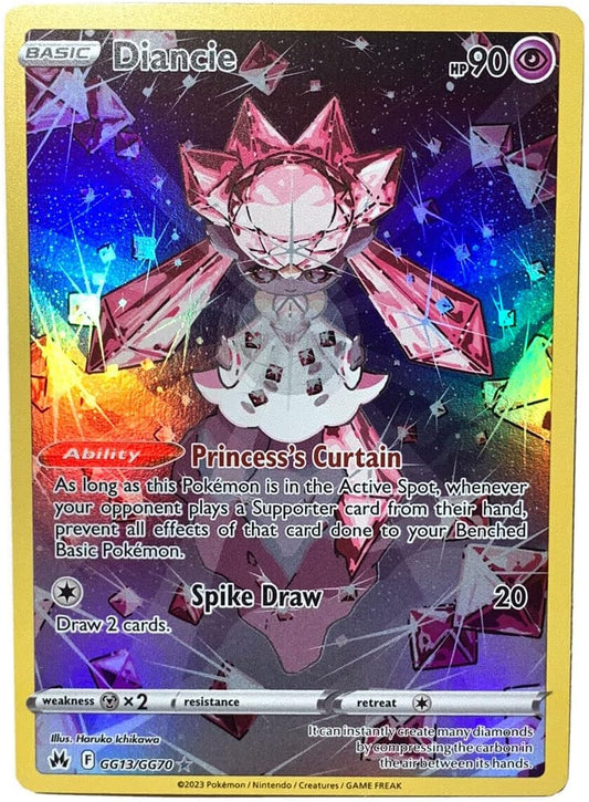 Pokemon - Diancie GG13/159 - Crown Zenith - Galarian Gallery - Holo Rare Card